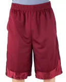 Shaka Wear SHBMS Adult Mesh Shorts in Burgundy