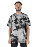 Shaka Wear SHTDSS Heavyweight Tie-Dye T-Shirt in Black/ white