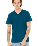 Bella + Canvas 3005 Unisex Jersey Short-Sleeve V-N in Deep teal