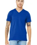 Bella + Canvas 3005 Unisex Jersey Short-Sleeve V-N in True royal