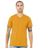 Bella + Canvas 3005 Unisex Jersey Short-Sleeve V-N in Mustard