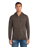 Lane Seven Apparel LS14003 Unisex Premium Full-Zip in Charcoal heather