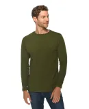 Lane Seven Apparel LS15009 Unisex Long Sleeve T-Sh ARMY GREEN