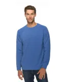 Lane Seven Apparel LS13004 Unisex French Terry Cre HEATHER ROYAL