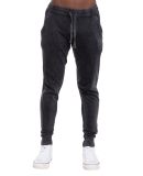 Lane Seven Apparel LST009 Unisex Vintage Jogger Pa in Vintage black