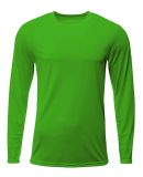 A4 Apparel N3425 Men's Sprint Long Sleeve T-Shirt in Kelly