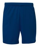 A4 Apparel N5384 Adult 7 Mesh Short With Pockets in Navy