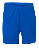 A4 Apparel N5384 Adult 7 Mesh Short With Pockets in Royal