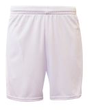 A4 Apparel N5384 Adult 7 Mesh Short With Pockets in White