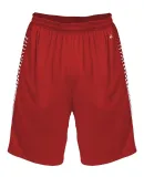 Badger Sportswear 2212 Youth Lineup Shorts Red