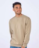 Boxercraft BM5101 Fleece Crew Pullover in Latte