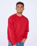 Boxercraft BM5101 Fleece Crew Pullover in True red