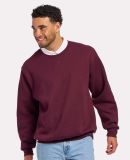 Boxercraft BM5101 Fleece Crew Pullover in Maroon