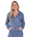 Boxercraft BW5201 Women's Dream Fleece Full-Zip Ho in Indigo heather