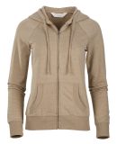 Boxercraft BW5201 Women's Dream Fleece Full-Zip Ho in Latte heather