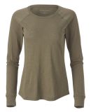Boxercraft BW3166 Women's Solid Preppy Patch Long  in Olive