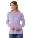 Boxercraft BW3166 Women's Solid Preppy Patch Long  in Wisteria