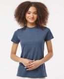 Tultex 0216 / Misses Fine Jersey Tee with a Tear-A Heather Denim