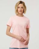 Tultex 0216 / Misses Fine Jersey Tee with a Tear-A in Pink