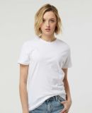 Tultex 0216 / Misses Fine Jersey Tee with a Tear-A in White