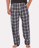 Boxercraft BM6624 Harley Flannel Pants in Charcoal lavender tomboy plaid