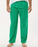 Boxercraft BM6624 Harley Flannel Pants in Kelly field day plaid