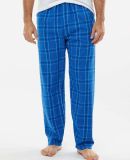 Boxercraft BM6624 Harley Flannel Pants in Royal field day plaid