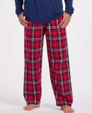 Boxercraft BM6624 Harley Flannel Pants in Navy/ red plaid