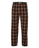 Boxercraft BM6624 Harley Flannel Pants in Orange/ black plaid