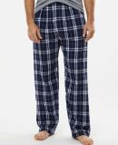 Boxercraft BM6624 Harley Flannel Pants in Navy/ silver