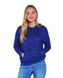 Boxercraft BW1501 Women's Cuddle Fleece Hooded Pul in Navy heather