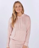 Boxercraft BW1501 Women's Cuddle Fleece Hooded Pul in Blush heather