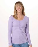 Boxercraft BW2402 Women's Harper Long Sleeve Henle in Wisteria
