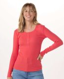 Boxercraft BW2402 Women's Harper Long Sleeve Henle in Paradise