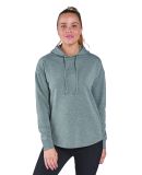 Boxercraft BW5301 Women's Dream Fleece Hooded Pull in Oxford heather