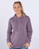 Boxercraft BW5301 Women's Dream Fleece Hooded Pull in Purple heather