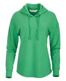 Boxercraft BW5301 Women's Dream Fleece Hooded Pull in Shamrock heather