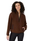 Boxercraft BW8501 Women's Everest Half Zip Pullove in Espresso