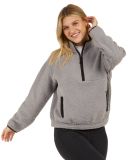 Boxercraft BW8501 Women's Everest Half Zip Pullove in Oxford