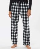 Boxercraft BW6620 Women's Haley Flannel Pants in Black/ white buffalo plaid
