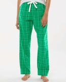Boxercraft BW6620 Women's Haley Flannel Pants in Kelly field day plaid