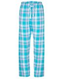 Boxercraft BW6620 Women's Haley Flannel Pants in Teal sophia plaid