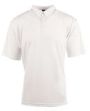 Burnside Clothing 0101 Golf Polo in White