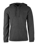 Burnside Clothing 3500 Polar Fleece Hooded Pullove in Charcoal