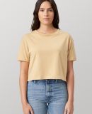 Cotton Heritage W1085 Women's Crop Top in Vintage gold