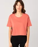 Cotton Heritage W1085 Women's Crop Top in Red sorbet