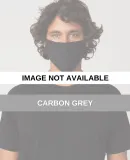 Cotton Heritage U0906 Face Mask with Ear Loops Carbon Grey