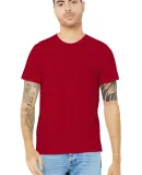 Bella Canvas 3001U Unisex USA Made T-Shirt in Red