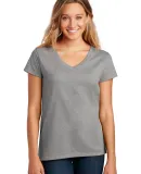 District Clothing DT8001 District  Women's Re-Tee  Lt Hthr Grey