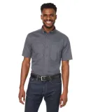 DRI DUCK 4451 Craftsman Woven Short Sleeve Shirt Gunmetal